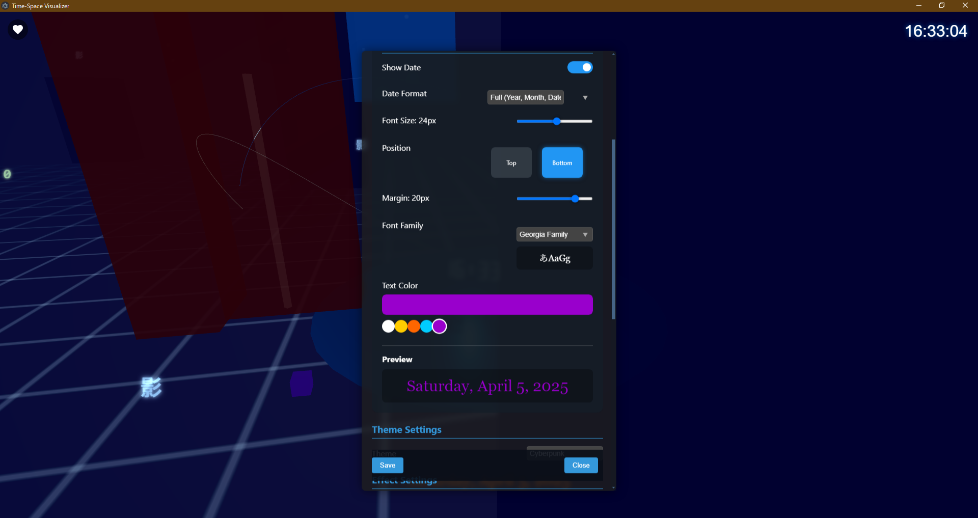 Time-Space-Visualizer スクリーンショット2
